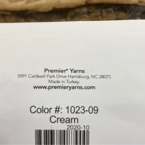 Handmade set of 2 dishcloths cream - Picture 3 of 8